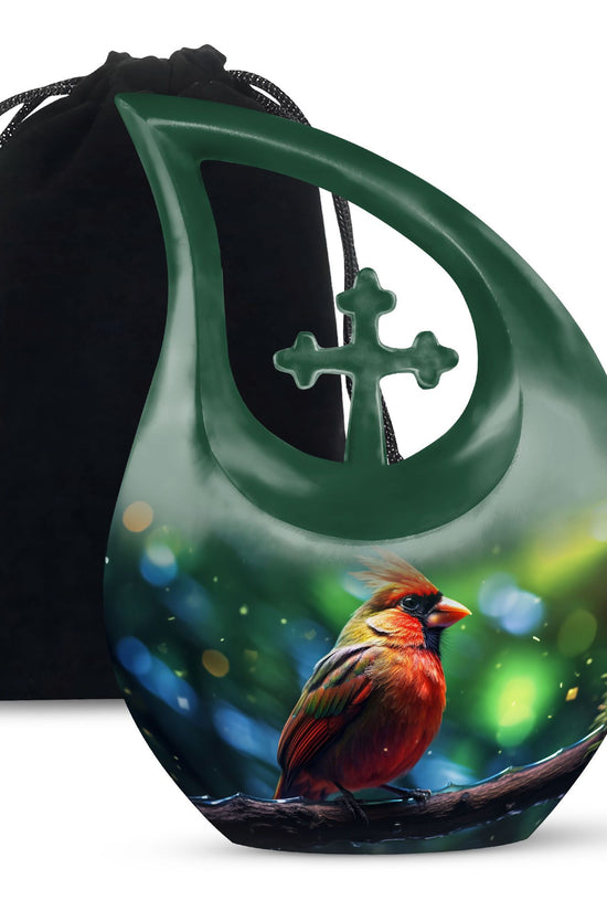 Cardinal Bird Urns For Ashes - Urn Keepsake Human Ashes