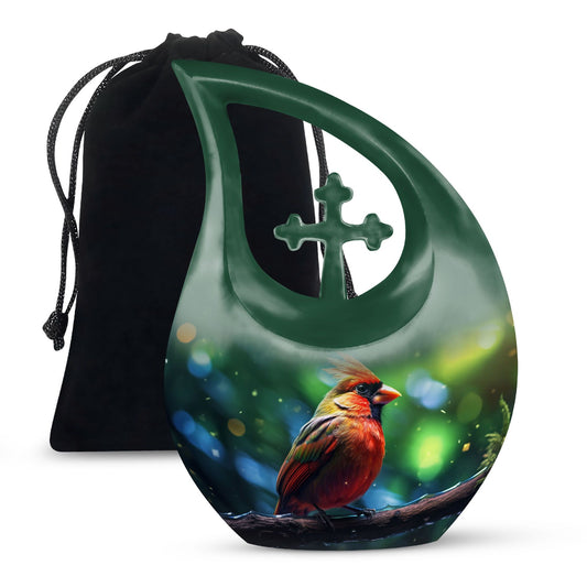 Cardinal Bird Urns For Ashes - Urn Keepsake Human Ashes