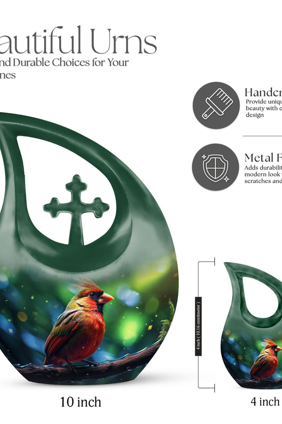 Cardinal Bird Urns For Ashes - Urn Keepsake Human Ashes