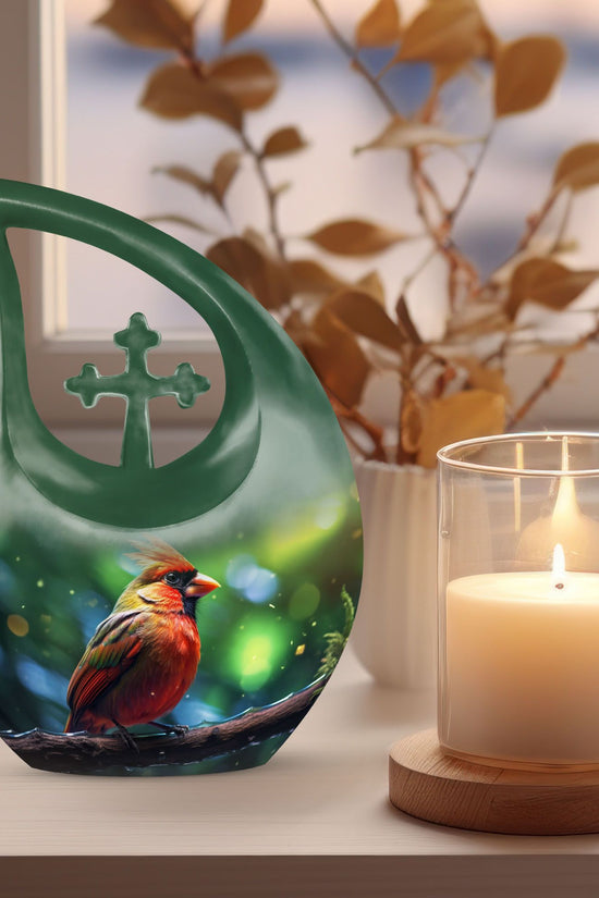 Cardinal Bird Urns For Ashes - Urn Keepsake Human Ashes