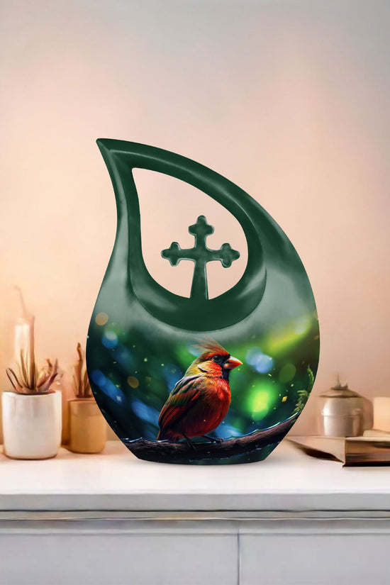 Cardinal Bird Urns For Ashes - Urn Keepsake Human Ashes