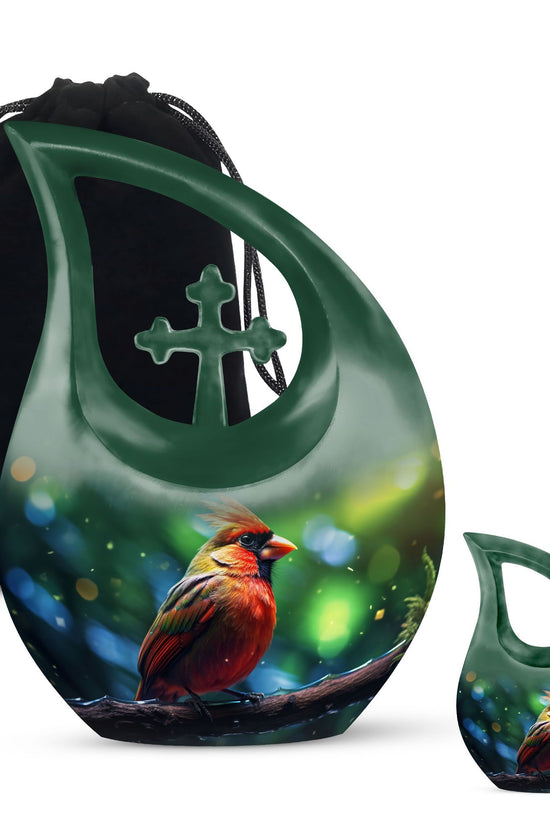 Cardinal Bird Urns For Ashes - Urn Keepsake Human Ashes