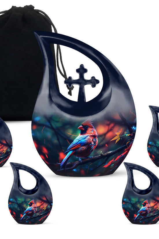Cardinal Bird Urns For Ashes - Urn For Human Ashes Keepsake