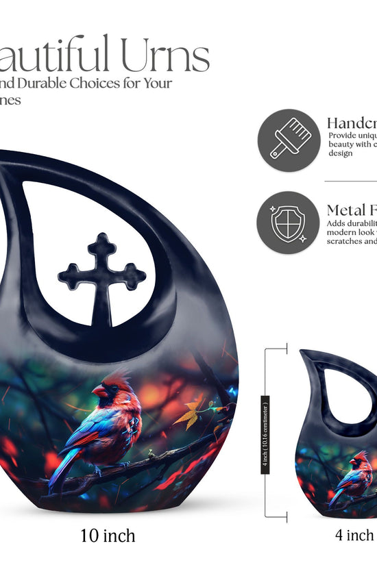 Cardinal Bird Urns For Ashes - Urn For Human Ashes Keepsake