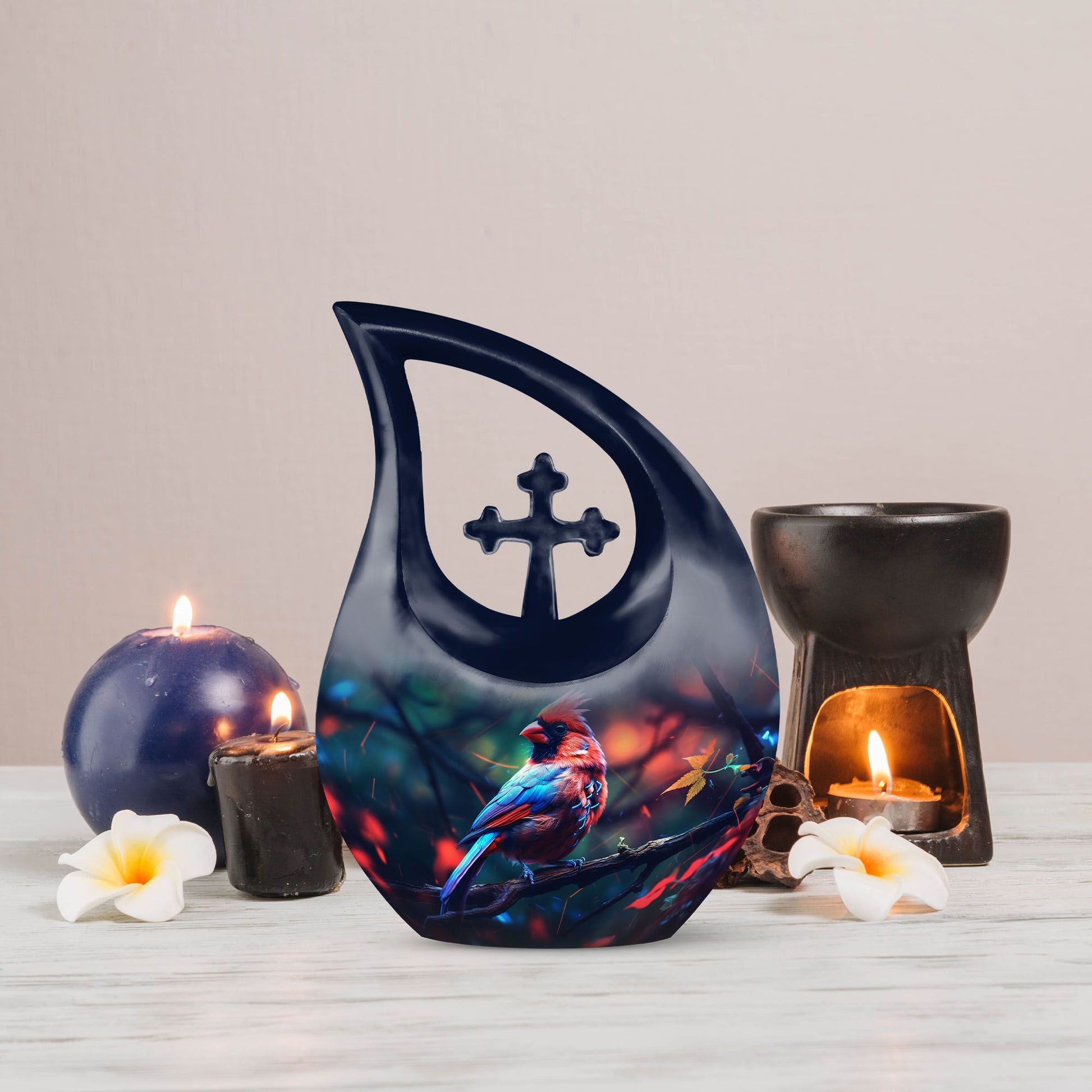 Cardinal Bird Urns For Ashes - Urn For Human Ashes Keepsake