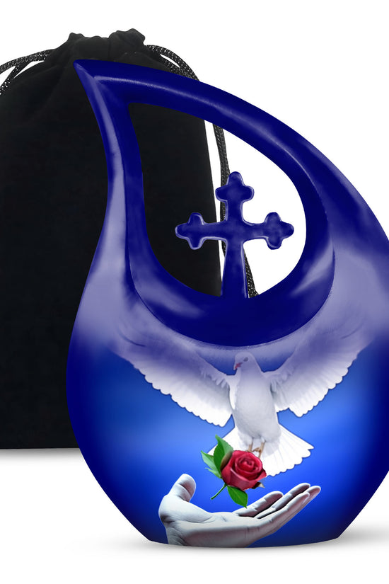 Dove Bird Memorial Urn - Peaceful Cremation Urn For Adult Ashes