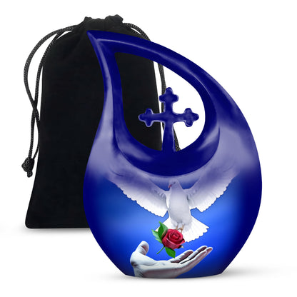 Dove Bird Memorial Urn - Peaceful Cremation Urn For Adult Ashes