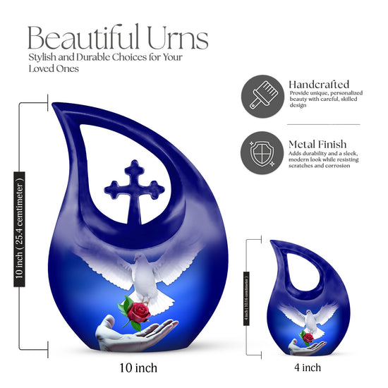 Dove Bird Urns For Ashes - Urn Keepsake For Human Ashes
