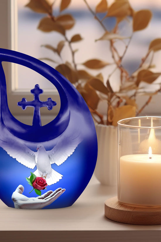 Dove Bird Urns For Ashes - Urn Keepsake For Human Ashes