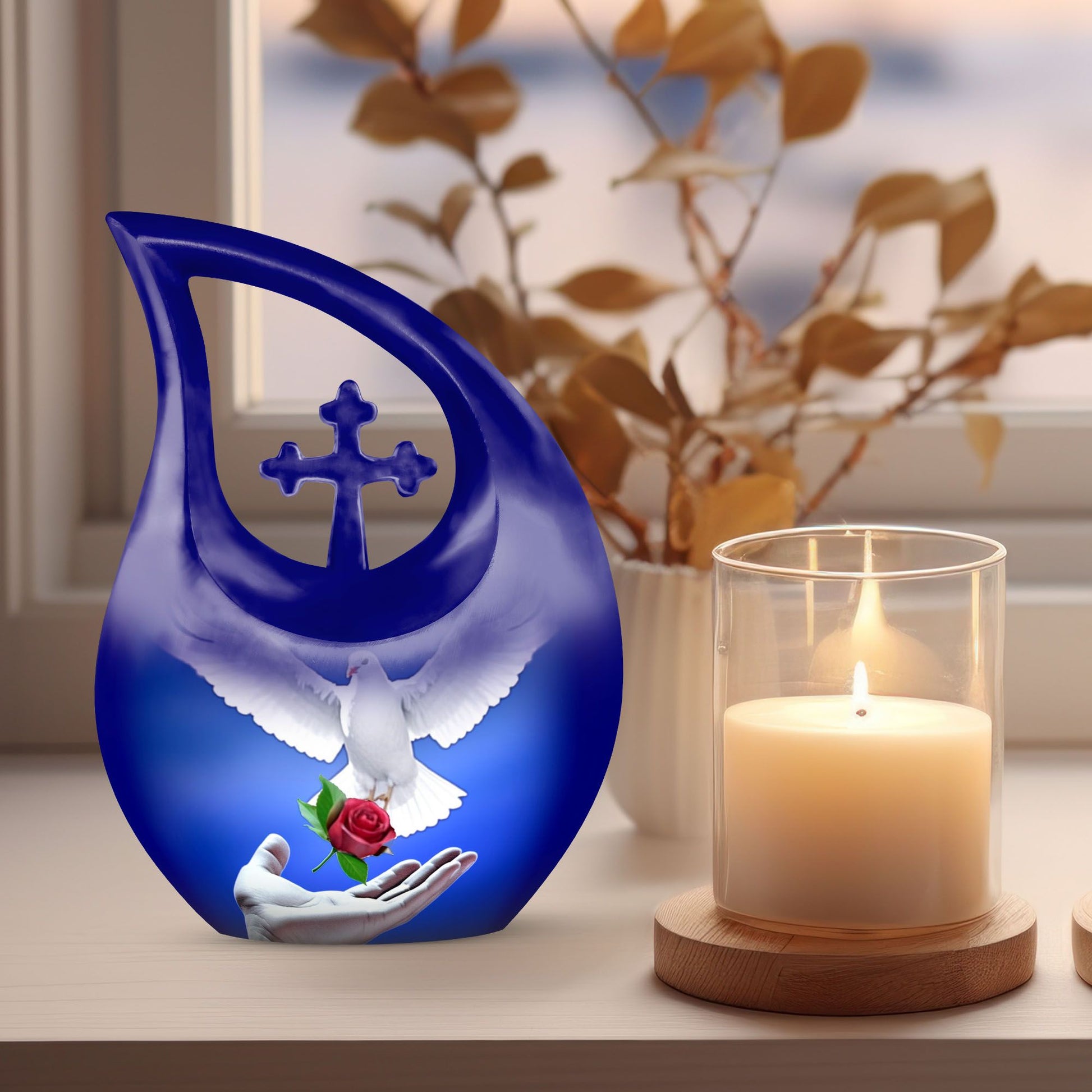 Dove Bird Urns For Ashes - Urn Keepsake For Human Ashes