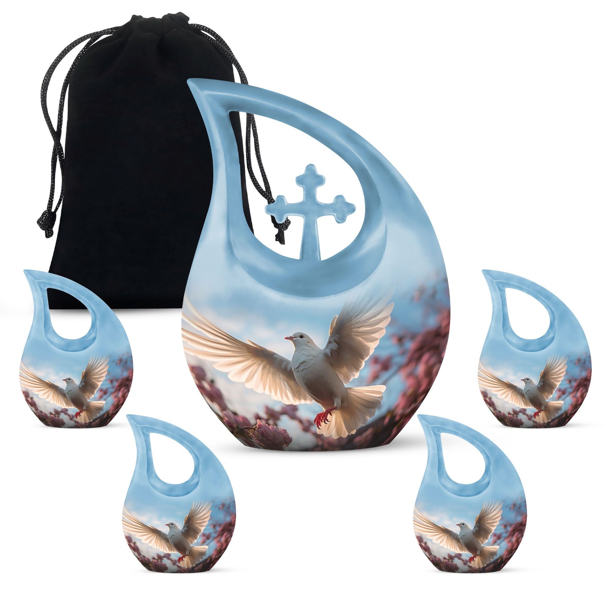 Dove Bird Urns For Ashes - Urn Keepsakes For Human Ashes