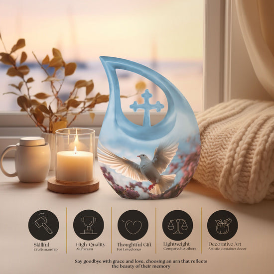 Dove Bird Urns For Ashes - Urn Keepsakes For Human Ashes