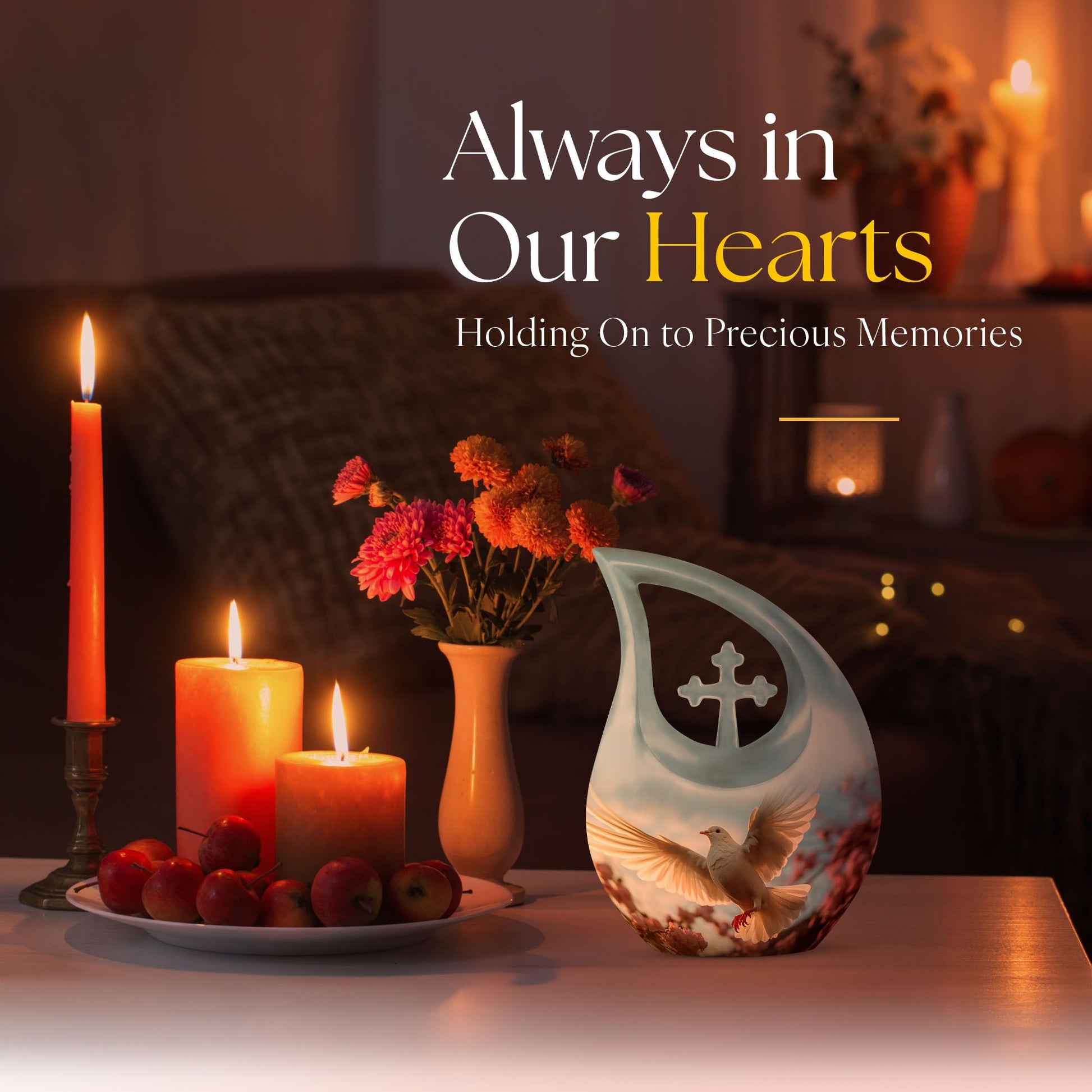 Dove Bird Urns For Ashes - Urn Keepsakes For Human Ashes