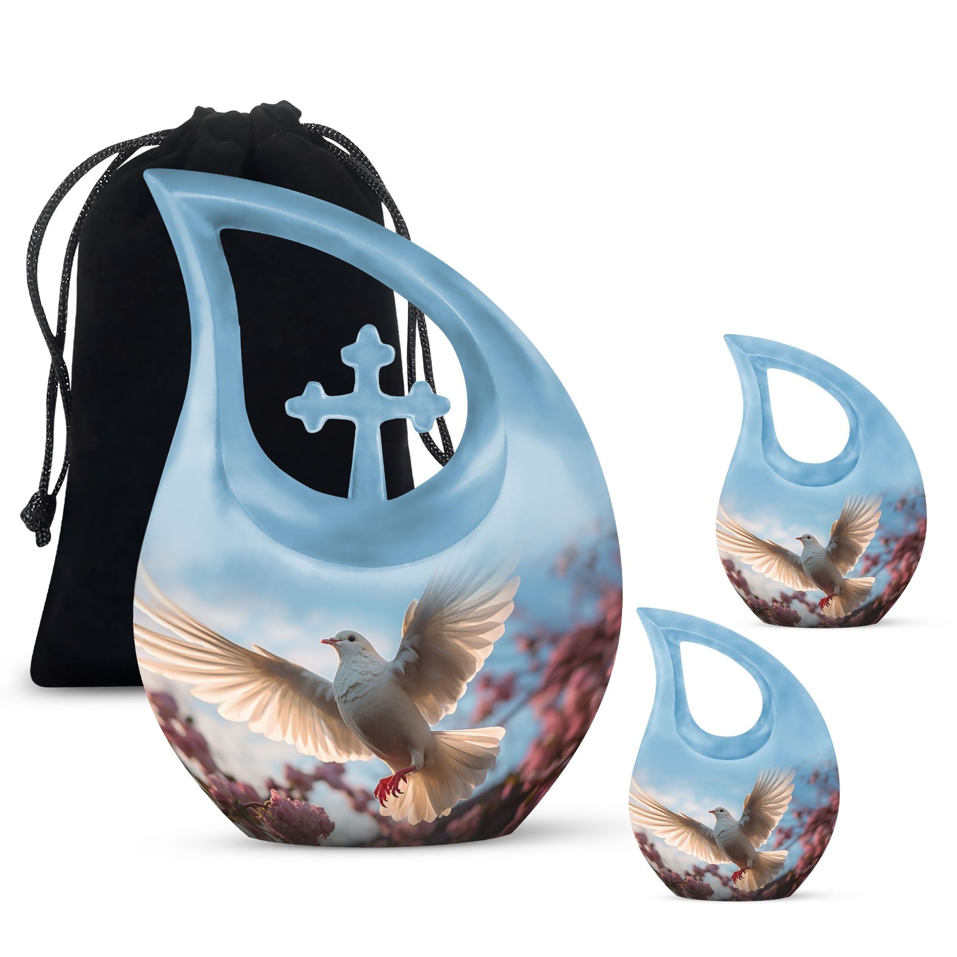 Dove Bird Urns For Ashes - Urn Keepsakes For Human Ashes