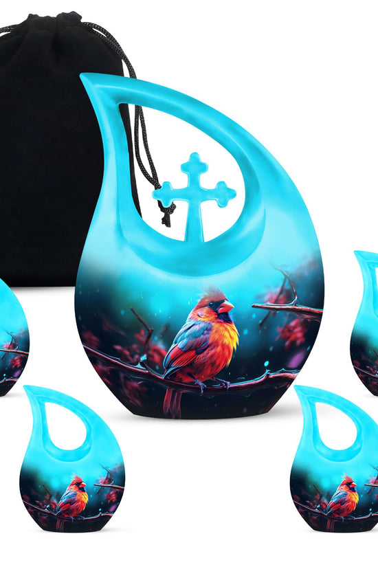 Cardinal Bird Urns For Ashes - Ashes Memorial Keepsake