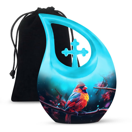 Cardinal Bird Urns For Ashes - Ashes Memorial Keepsake