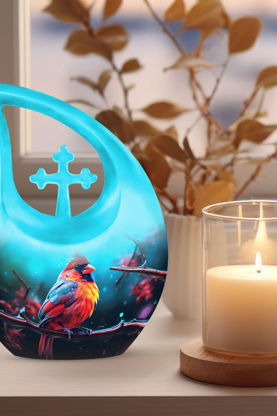 Cardinal Bird Urns For Ashes - Ashes Memorial Keepsake