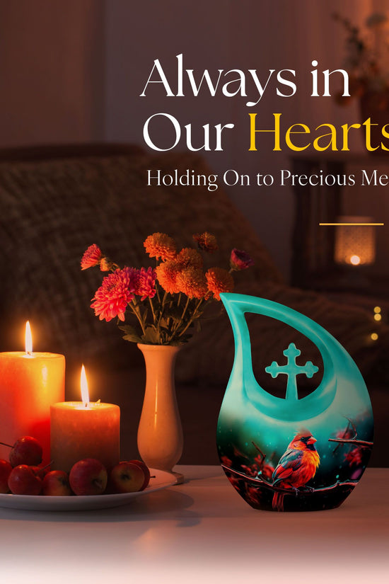 Cardinal Bird Urns For Ashes - Ashes Memorial Keepsake
