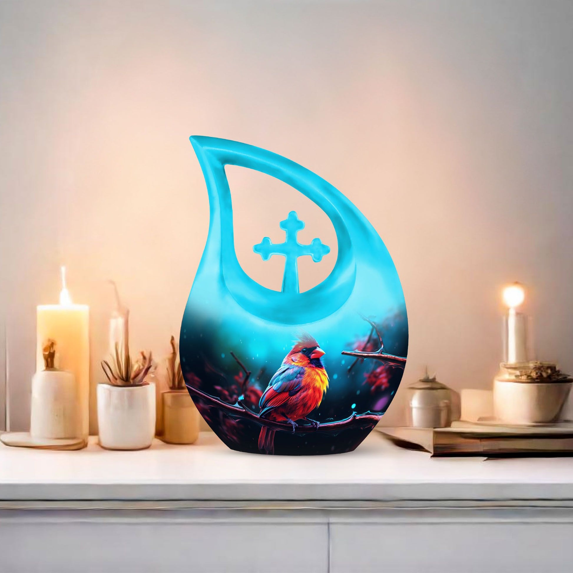 Cardinal Bird Urns For Ashes - Ashes Memorial Keepsake