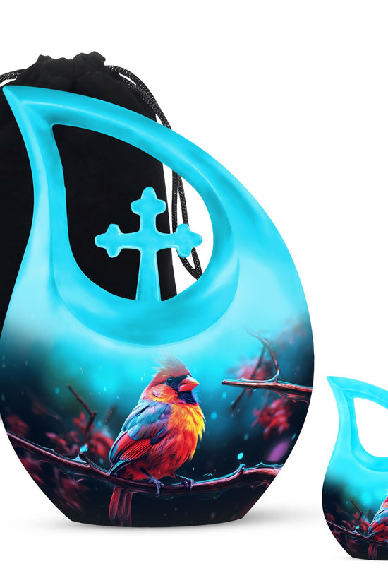 Cardinal Bird Urns For Ashes - Ashes Memorial Keepsake