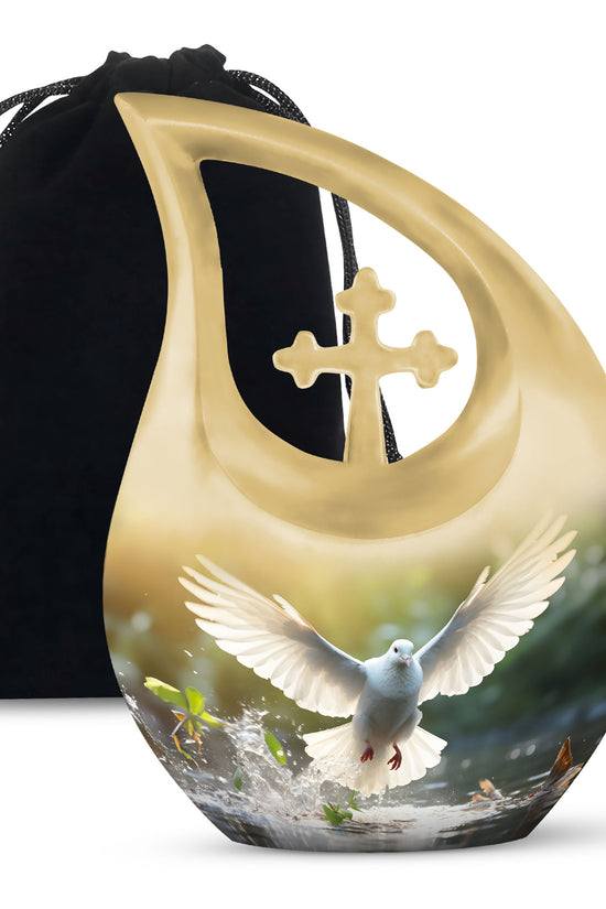 Dove Bird Memorial Urn For Ashes - Cremation Urns For Human Ashes Adult