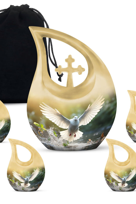Dove Bird Urns For Ashes - Keepsake Urns For Human Ashes Adult