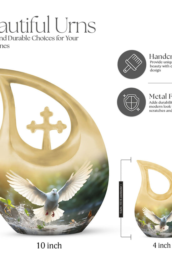 Dove Bird Urns For Ashes - Keepsake Urns For Human Ashes Adult