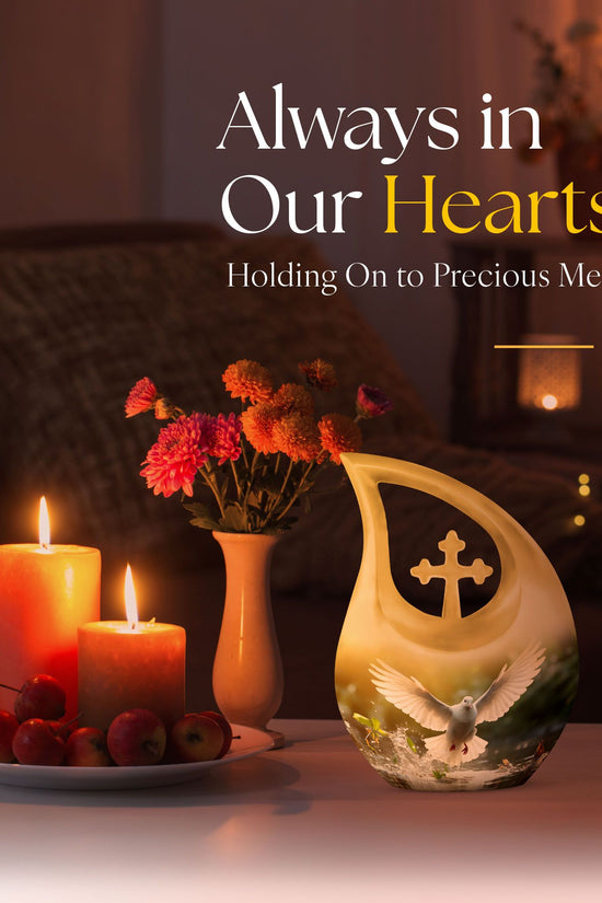 Dove Bird Urns For Ashes - Keepsake Urns For Human Ashes Adult