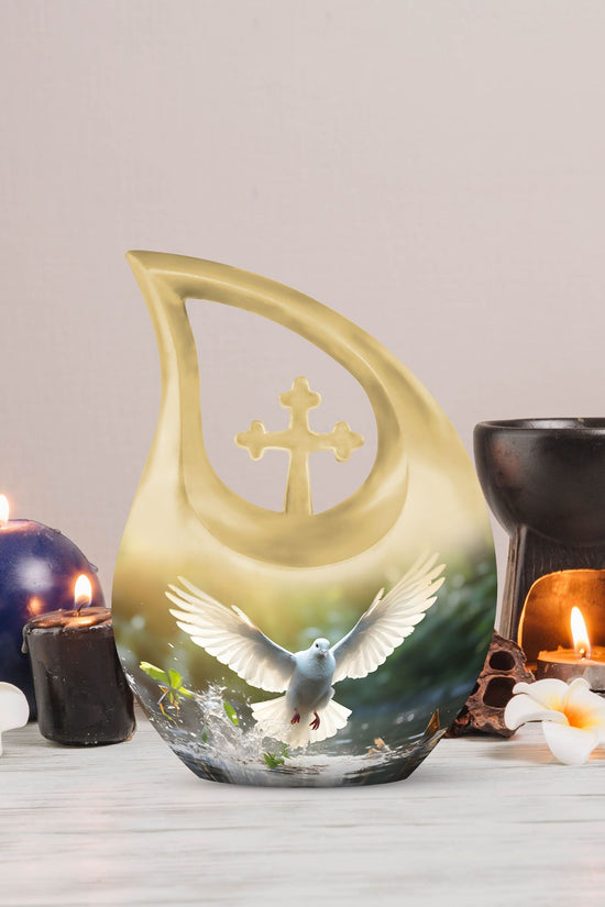 Dove Bird Urns For Ashes - Keepsake Urns For Human Ashes Adult
