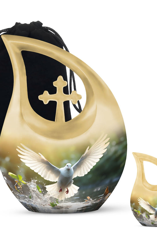 Dove Bird Urns For Ashes - Keepsake Urns For Human Ashes Adult
