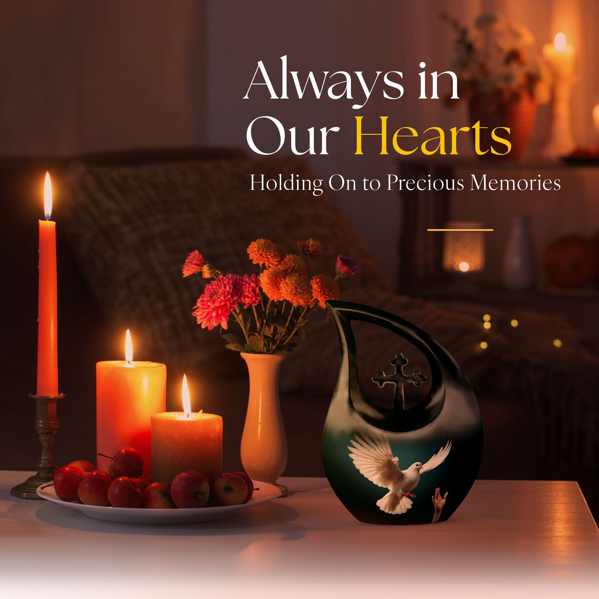 Dove Bird Urns For Ashes - Ash Urns For Humans Keepsake