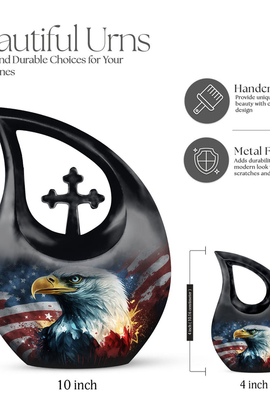 Eagle Urns For Ashes - Human Ash Keepsake