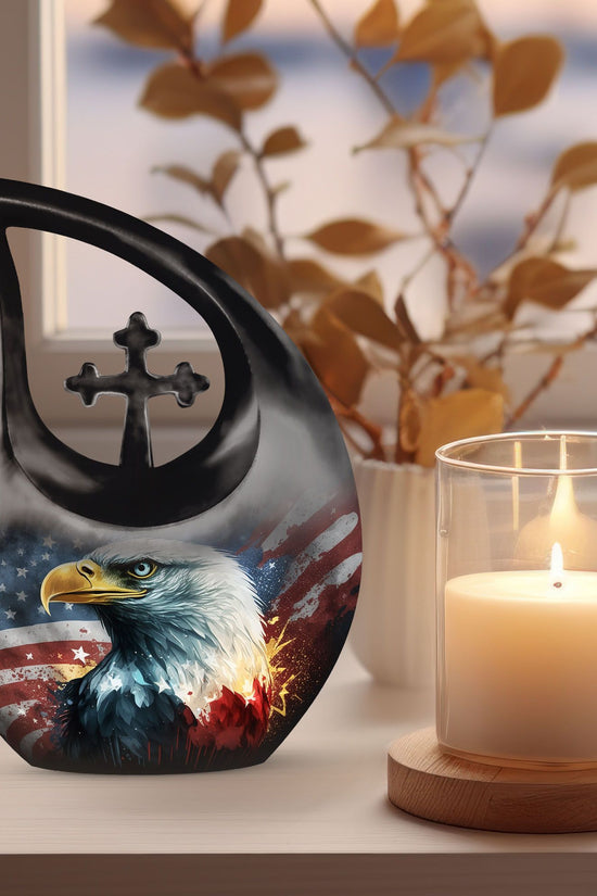 Eagle Urns For Ashes - Human Ash Keepsake