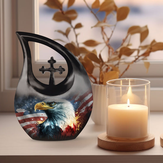 Eagle Urns For Ashes - Human Ash Keepsake