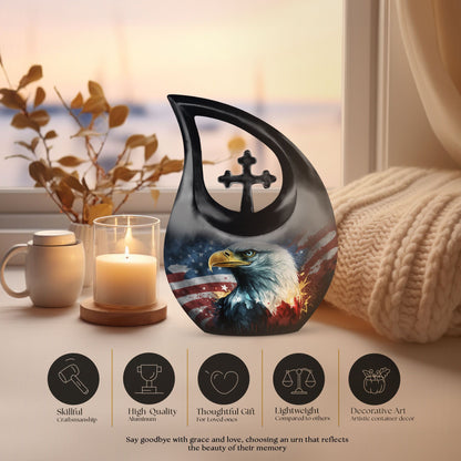 Eagle Urns For Ashes - Human Ash Keepsake