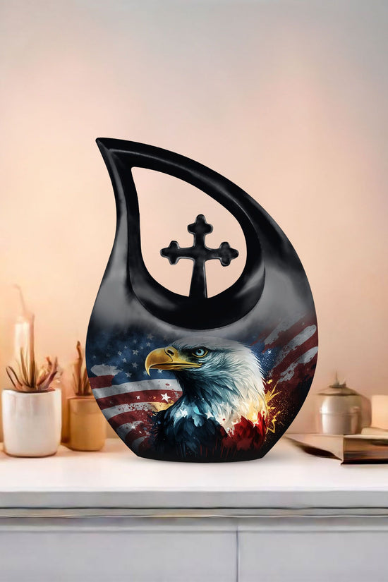 Eagle Urns For Ashes - Human Ash Keepsake