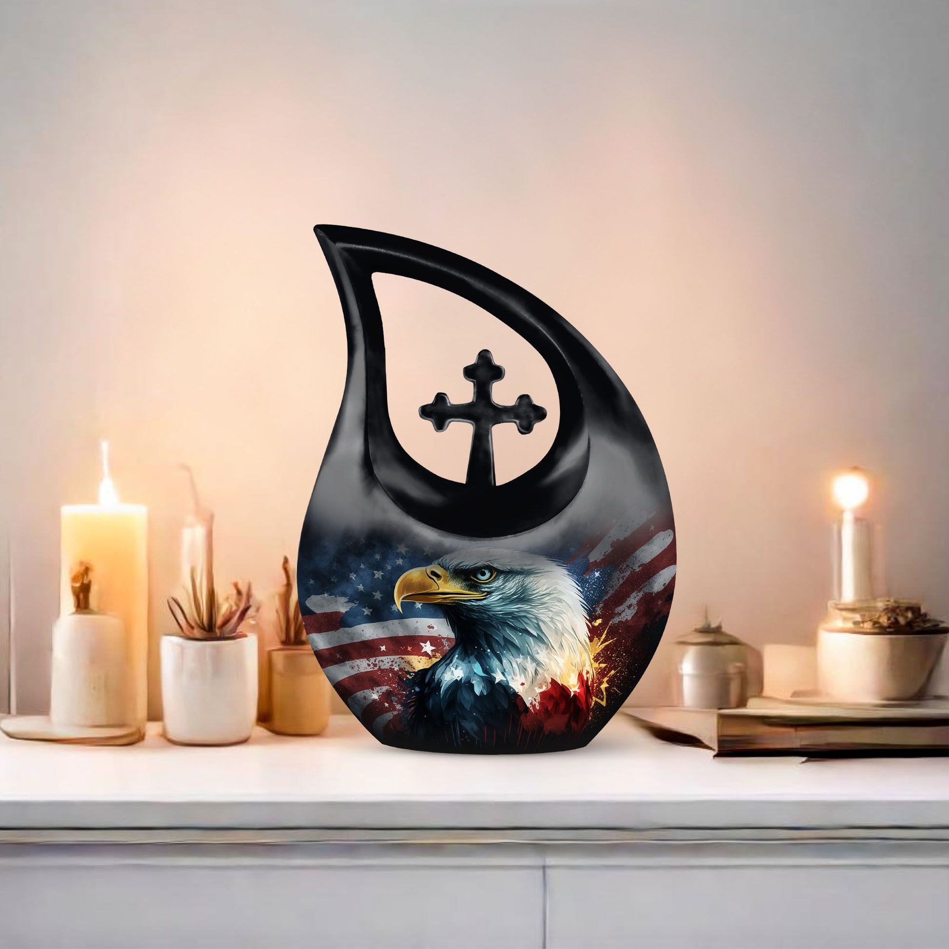 Eagle Urns For Ashes - Human Ash Keepsake