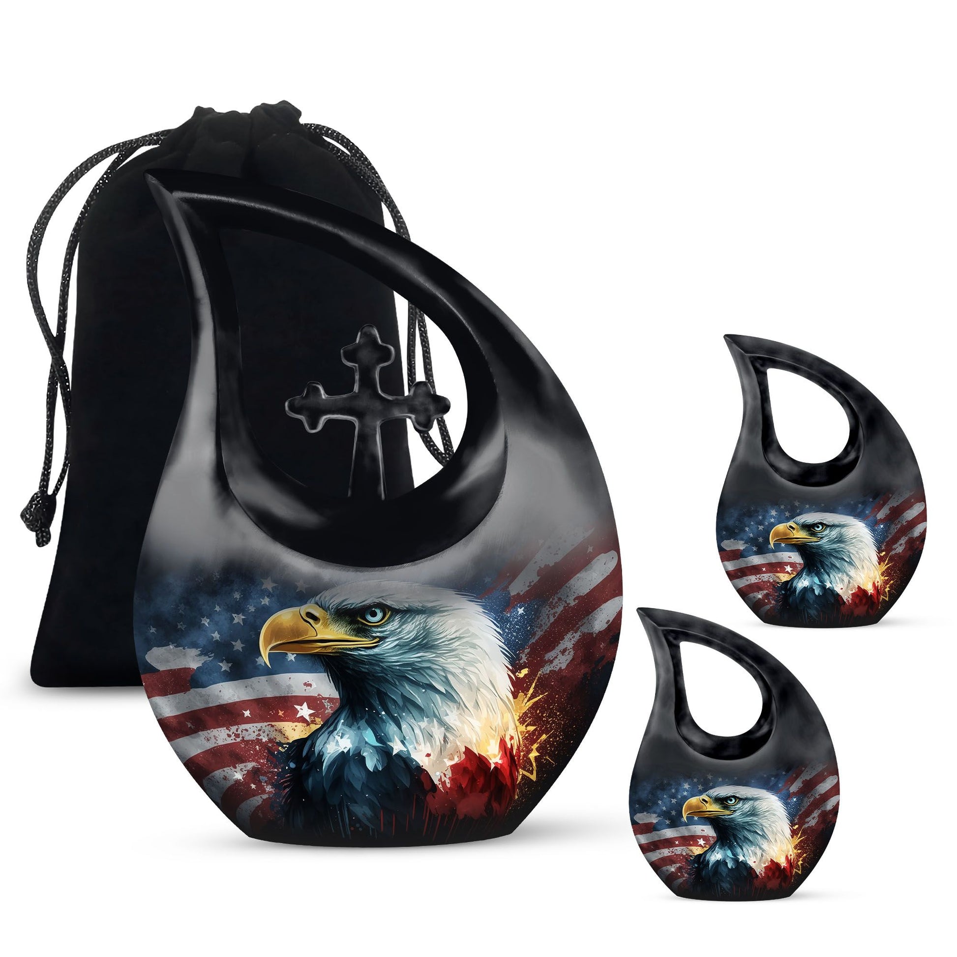 Eagle Urns For Ashes - Human Ash Keepsake