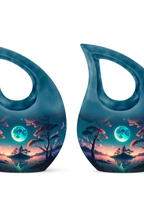 Moon Urns For Ashes - Keepsake Urn Set