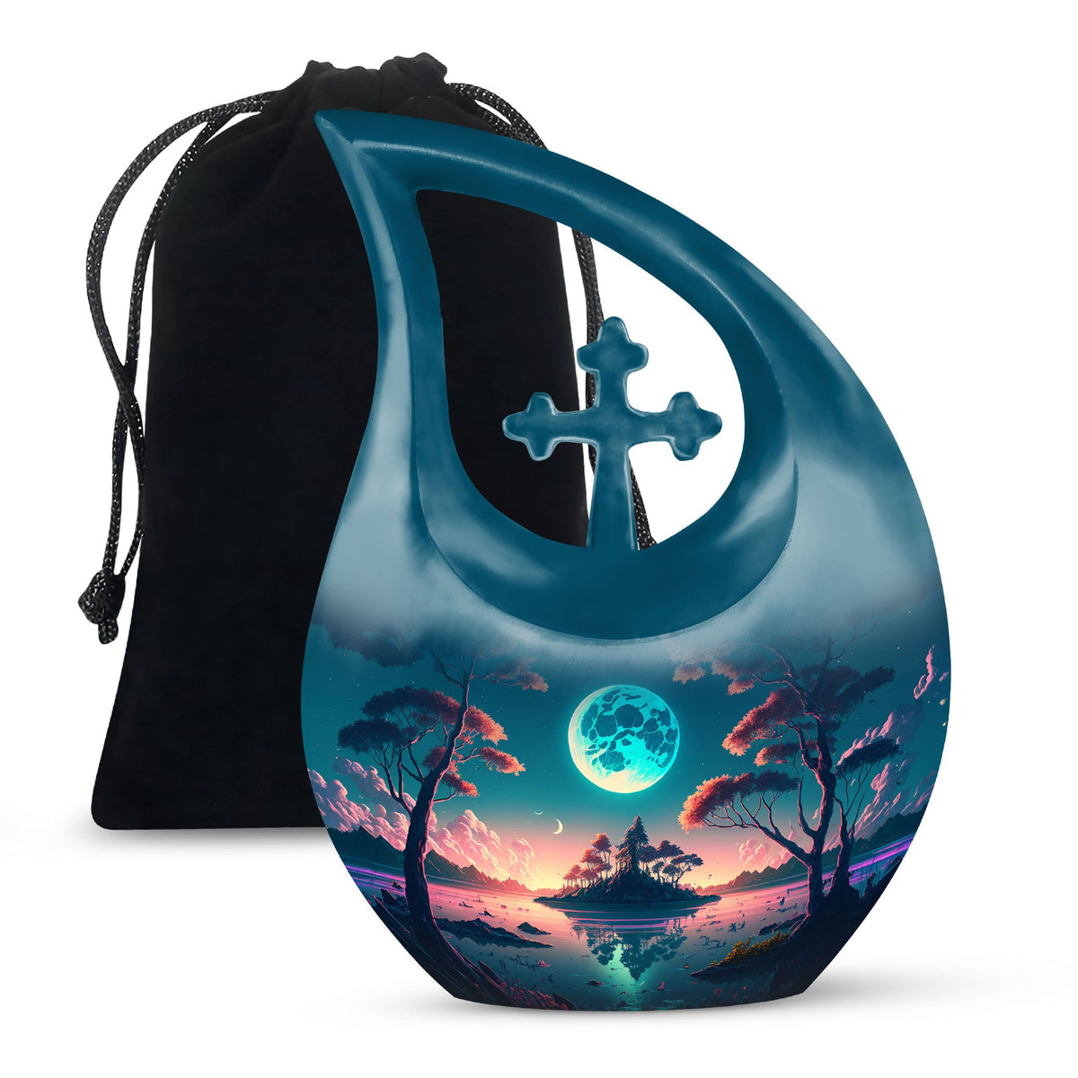 Moon Urns For Ashes - Keepsake Urn Set