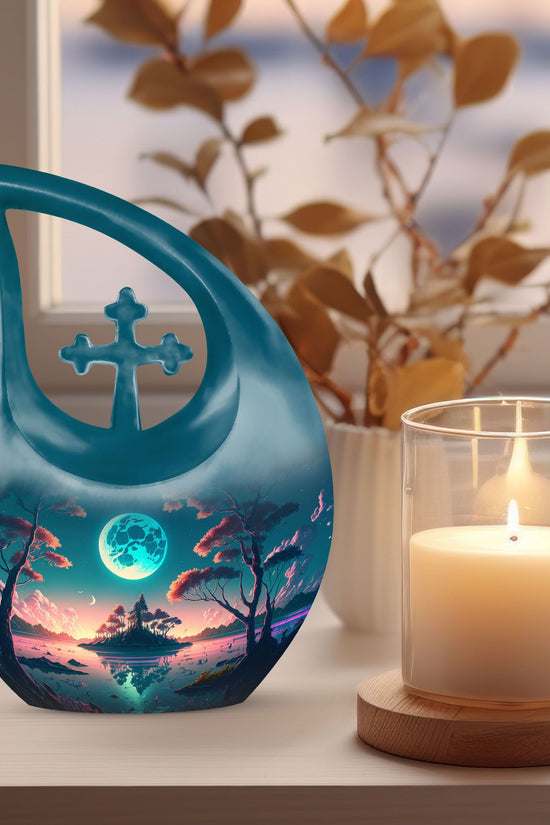 Moon Urns For Ashes - Keepsake Urn Set
