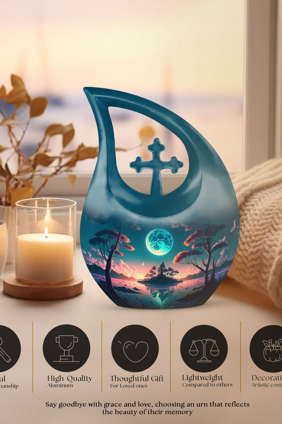 Moon Urns For Ashes - Keepsake Urn Set