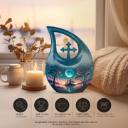 Moon Urns For Ashes - Keepsake Urn Set
