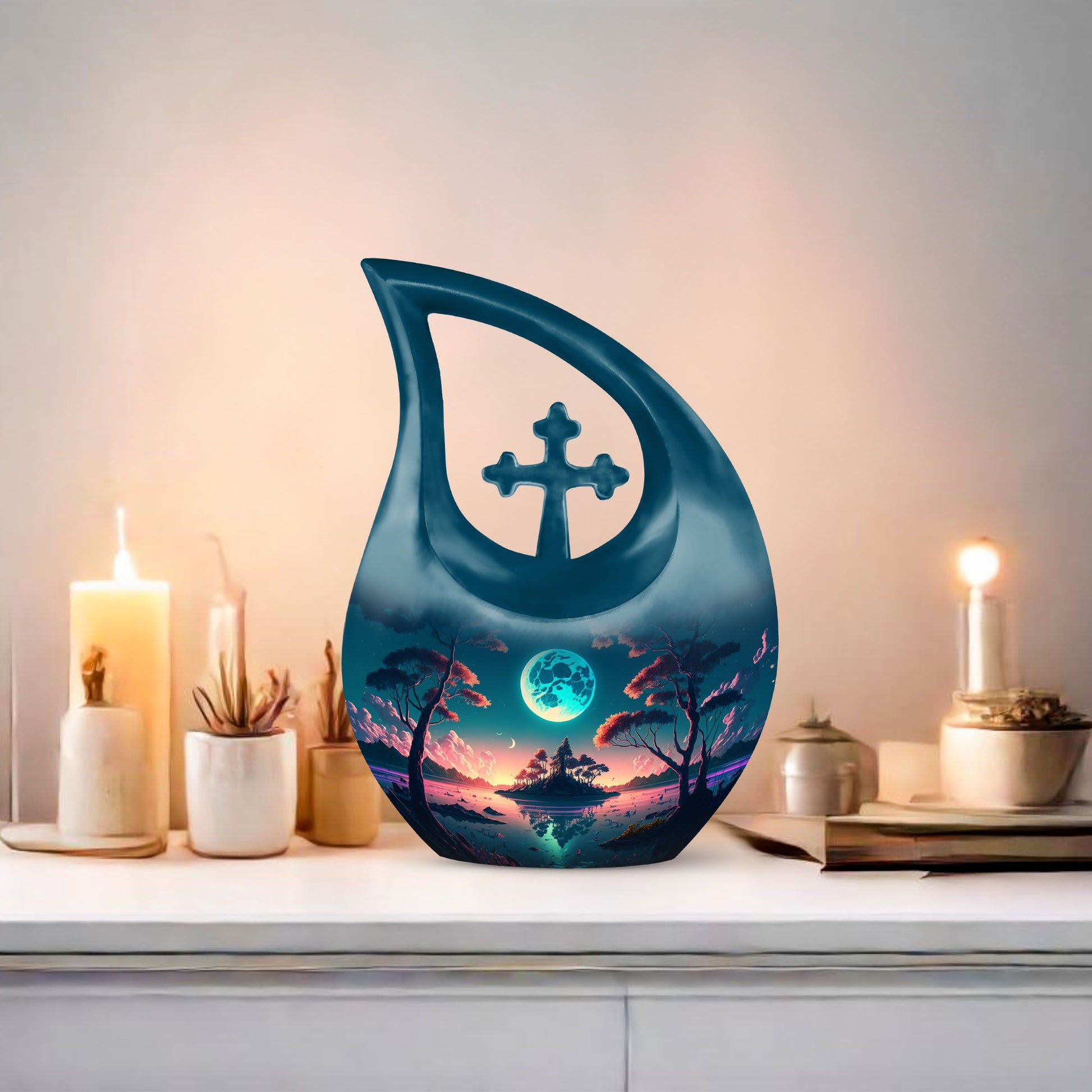Moon Urns For Ashes - Keepsake Urn Set