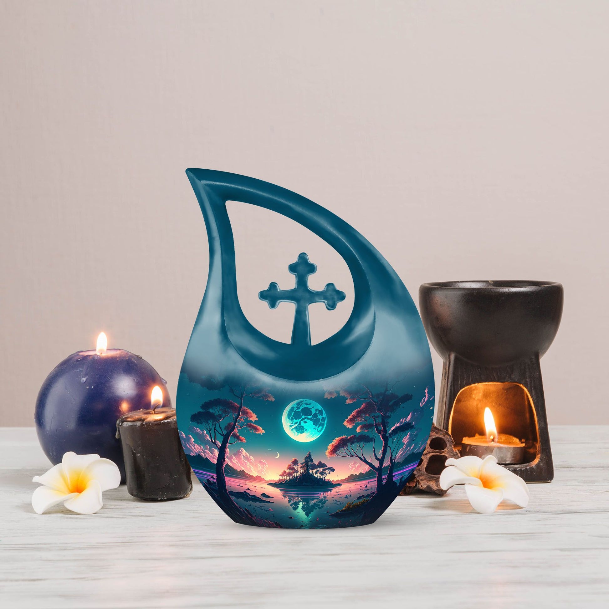 Moon Urns For Ashes - Keepsake Urn Set