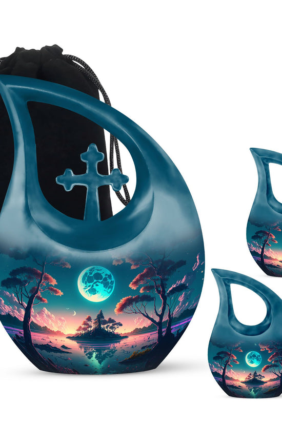 Moon Urns For Ashes - Keepsake Urn Set