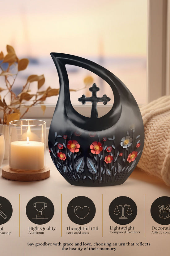 Flowers Urns For Ashes - Urn Ashes Keepsake