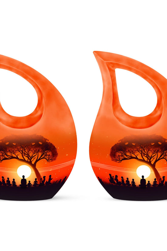 Yoga Urns For Ashes - Urn Keepsake Set