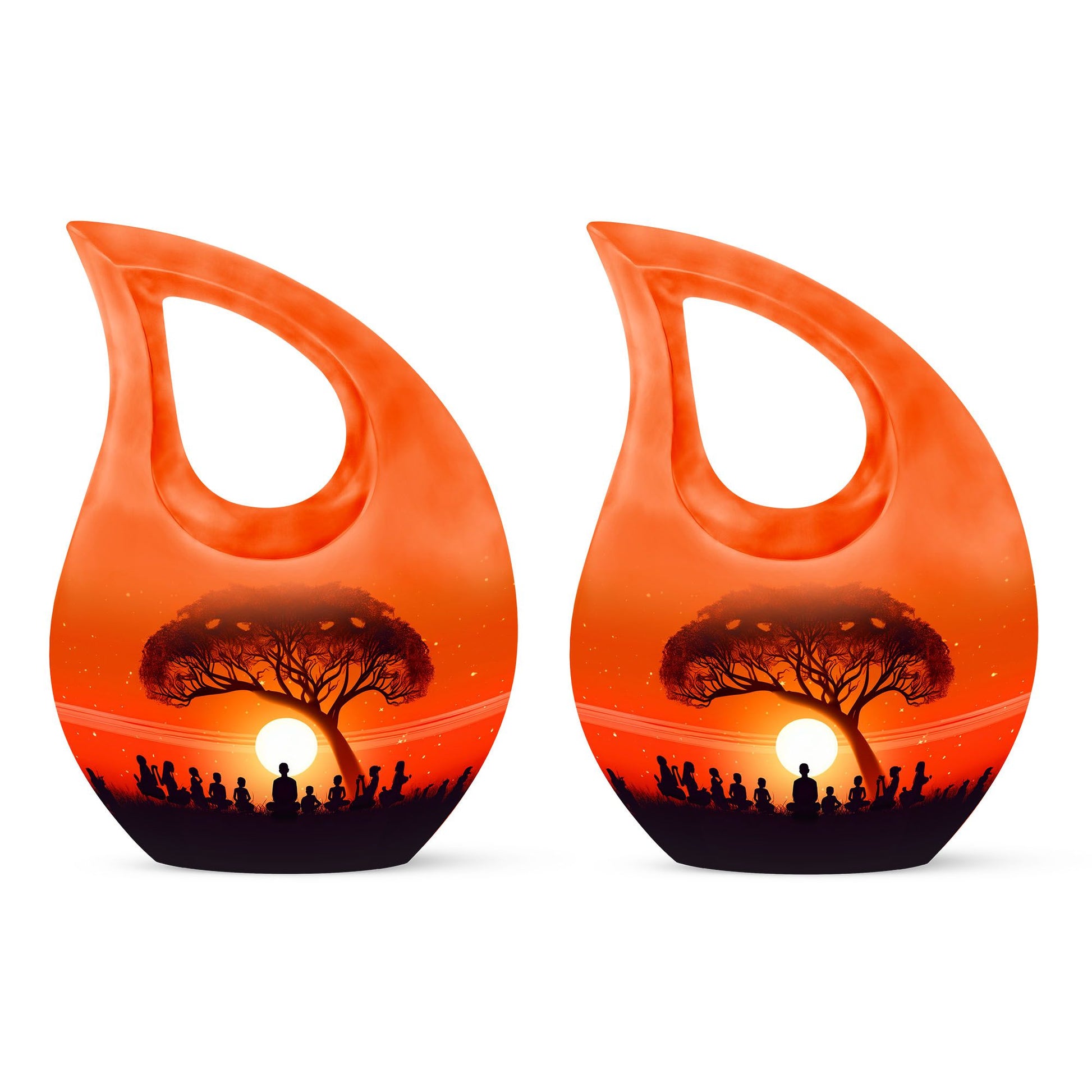 Yoga Urns For Ashes - Urn Keepsake Set
