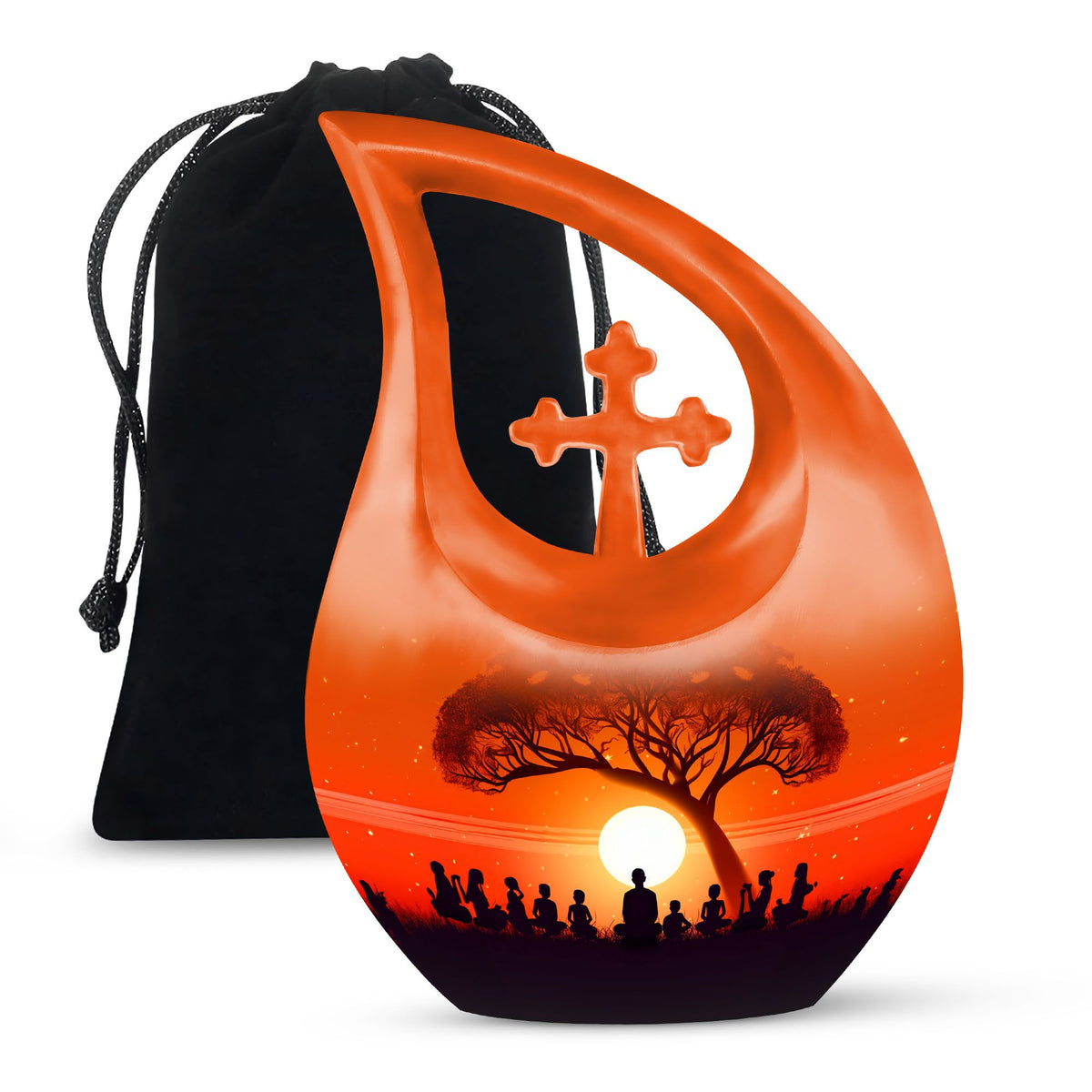 Yoga Urns For Ashes - Urn Keepsake Set
